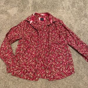 Floral women’s button up